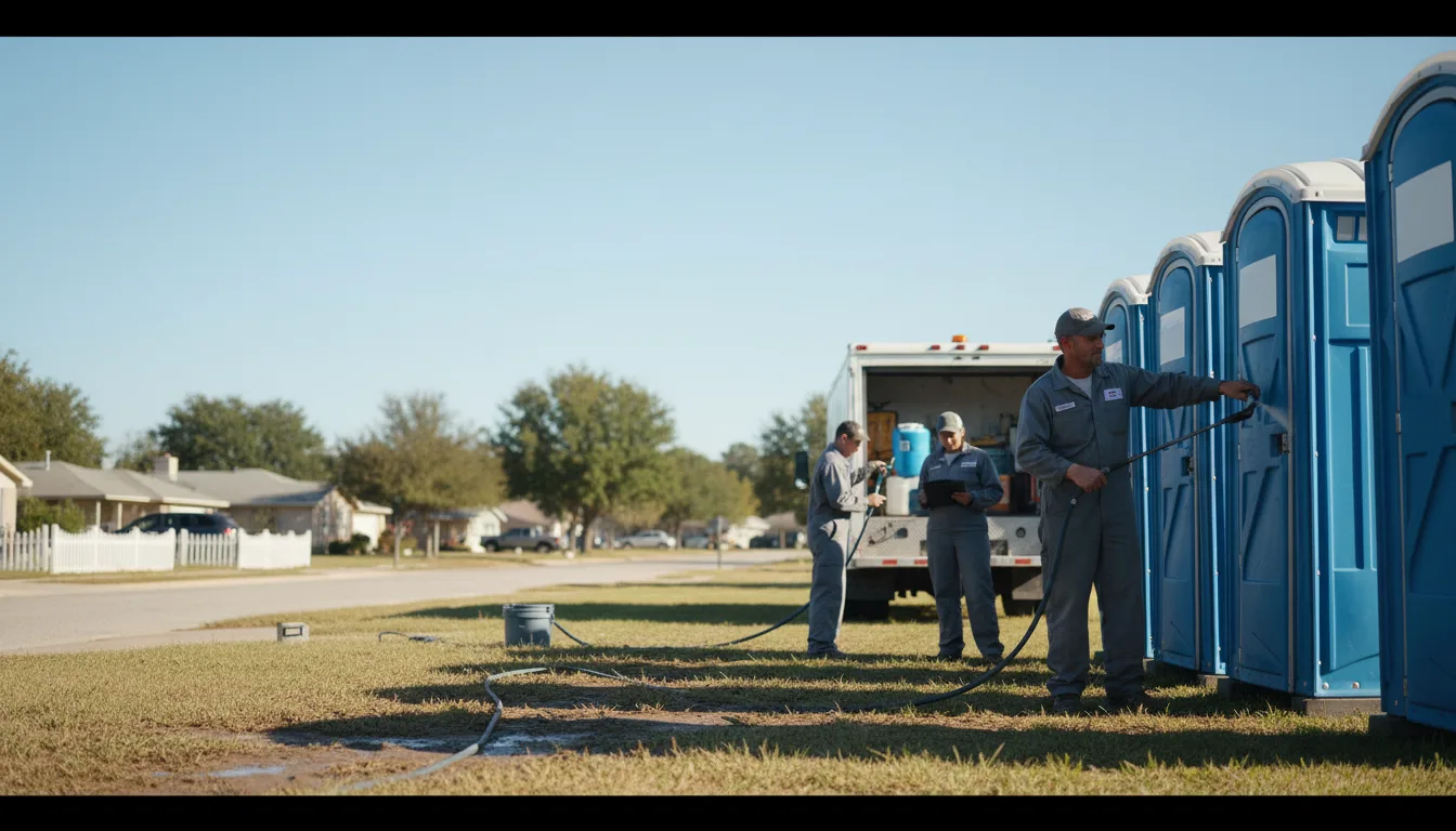 Long-Term Portable Toilet Rental in Groves, TX near me
